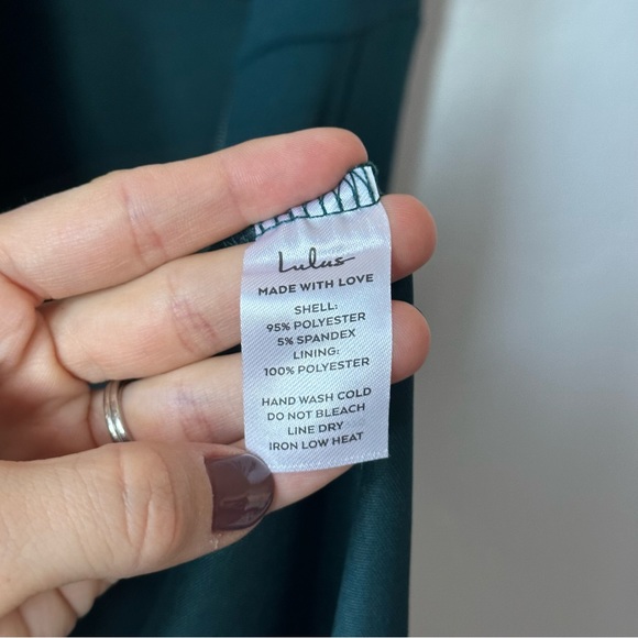 NWT LULUS | Forest Green Infinite Glory Maxi Dress - Picture 7 of 9